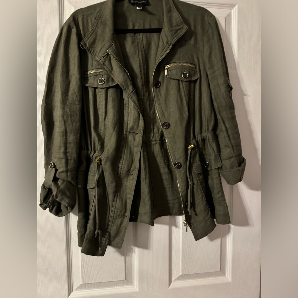 INC Utility Jacket Size L